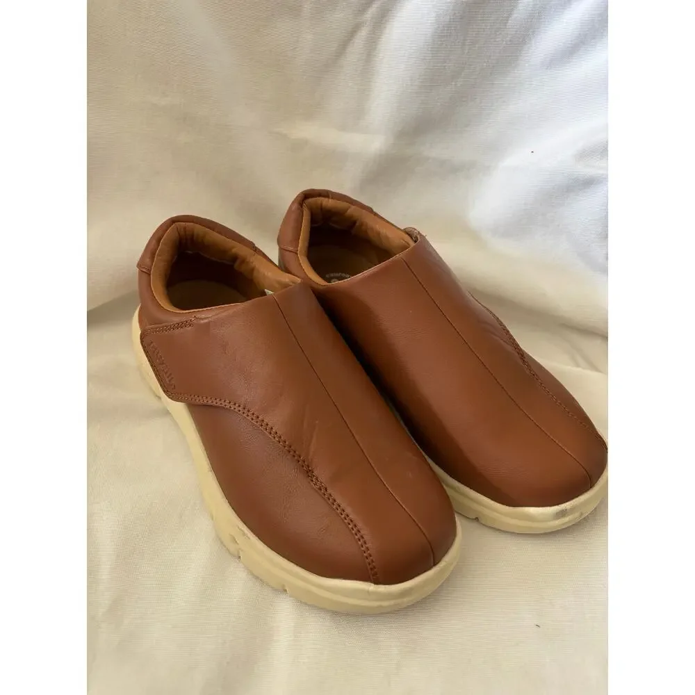 FitVille Men's Diabetic Shoes Extra Wide Size 8 Brown